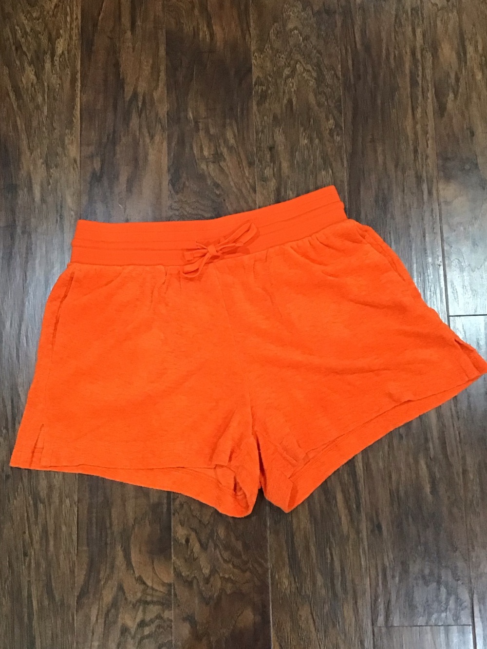 Old Navy Orange Terry Cloth Shorts